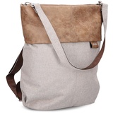 Zwei Rucksack / Daypack Olli OR12 Rucksäcke Nude Damen