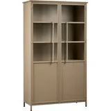 BePureHome DAHEIM Vitrine Bepurehome 800012 Metall Braun Khaki