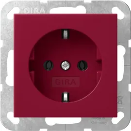 Gira Schuko-Steckdose System 55 Rot 1 St.
