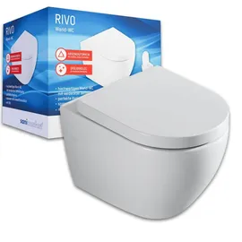 Sanicomfort Rivo mit WC-Sitz Weiß