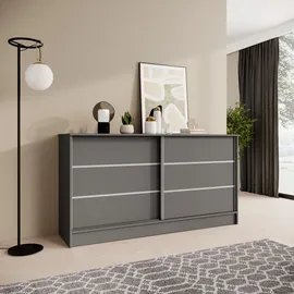 beautysofa MIRELA 161 x 85 x 43,5 cm Grau