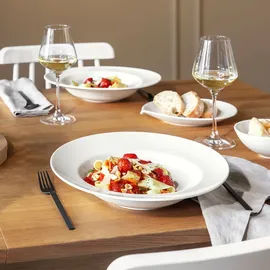 Villeroy & Boch Pastateller Flow ø 30 cm 4er Set weiß