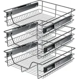 Kesser Teleskopschublade 30-60 cm Edelstahl 30 x 60 cm
