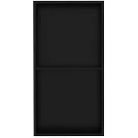 luxebath Wandnische Duschnische 30 x 60 x 10 cm Schwarz