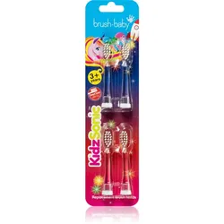 Brush Baby KidzSonic Ersatzkopf für Zahnbürste für Kinder ab 3 Jahren 4 St.