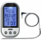 Kabelloses Digitales Grillthermometer – Fleischthermometer – Ofenthermometer Zum Grillen, Backen, Braten, Temperaturbereich Bis 250 °c – 1 M Ofensonde – Crezuo