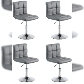 CLP 4er Set Lounger Palma V2 Kunstleder grau