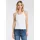 Boss ORANGE Ripptanktop Epetite Premium Damenmode Slim Fit mit Logostickerei weiß S (36)