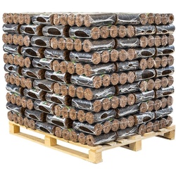 BIOMAC Rindenbriketts rund 1000kg