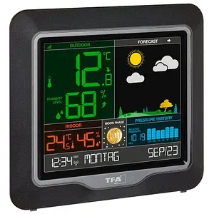 Preisvergleich Produktbild TFA® 35.1150.01 Wetterstation schwarz