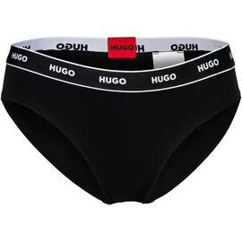 Hugo TRIPLET BRIEF STRIPE 3 St. Schwarz/Rot/Weiß XL