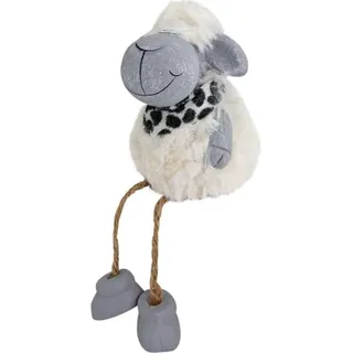 RIFFELMACHER & WEINB. Riffelmacher Schaf Ferdi mit Seil Schlenkerbeinen - Grau