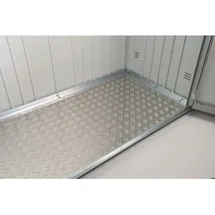 Biohort Bodenplatte für Gerätehaus Europa 1, Geräteschrank 150, WoodStock 230 0,5 m2 Silber