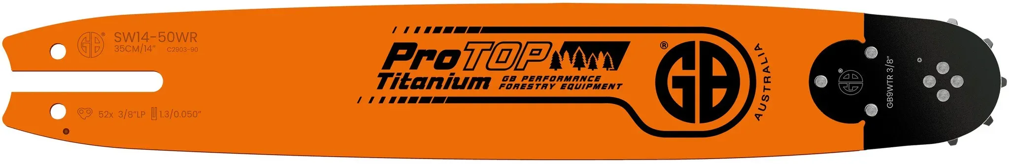 GB Führungsschiene Titanium ProTOP 3/8