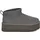 UGG Australia UGG Klassische Ultra Mini Plateau-Stiefel aus Leder dunkelgrau 41 EU