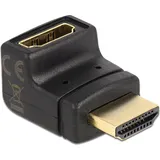 DeLock HDMI Adapter 1x HDMI-Stecker 1x HDMI-Buchse 2,79 cm Schwarz