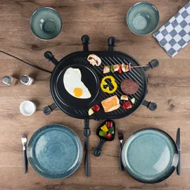 Alpina Raclette 8 Personen 1200W schwarz