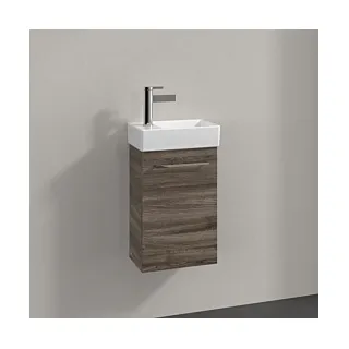 Villeroy und Boch Avento Waschtisch-Unterschrank A87601RK 34x51,4x20,2cm, Anschlag rechts, 1 Tür, Stone Oak
