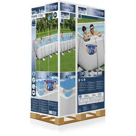 BESTWAY Power Steel Frame Pool Set 732 x 366 x 132 cm inkl. Sandfilteranlage