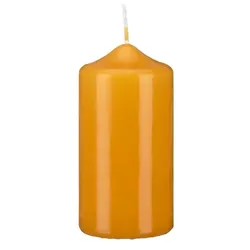 Kopschitz Kerzen Kerzen Spitzkopf Stumpenkerzen Honig, 250 x 80 mm, 6 Stück