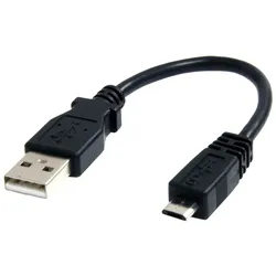 StarTech.com 15cm USB 2.0 auf Micro USB Kabel - A auf Micro B Datenkabel - Steck