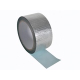 Perel - DTALU50 Verstärktes Aluminiumklebeband, 50 mm x 10 m Länge, Silber 141879