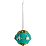 Alessi MJ16 5 Ape dell'oro Dekokugel - Porzellan. Handdekoriert. 6,00 x 6,00 x 7,20 cm