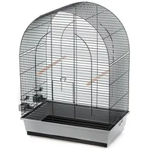 Duvo+ Vogelkäfig Lusi 3 grau/schwarz grau|schwarz