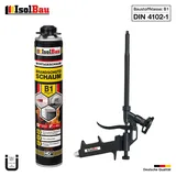 Brandschutzschaum B1 Bauschaum 1 x 750ml Montageschaum Pistolenschaum Pistole
