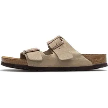Birkenstock Arizona Weichbettung Veloursleder taupe 43