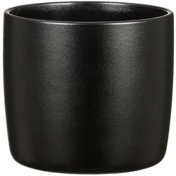 Scheurich Solido Blumentopf aus Keramik, rund, Ebano, 24,1 x 21,9 cm
