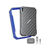 fanxiang Externe 2TB SSD Festplatte, Bis zu 2000MB/s, 20Gbps USB 3.2 Gen 2x2 Typ-C, IP68 Wasser- und Staubdicht, Stoßfest, Tragbare SSD für iPhone 15/16, PS5/PS4 (Pro), Xbox, PC & Laptop – PS2100