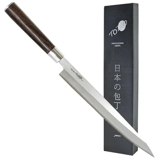 Totiko Japan Knives, professionelles japanisches Küchenmesser - Sashimi YANAGIBA Sakai Messer mit 24 CM Klinge - 8,5 inch