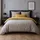 Traumschlaf Mako-Satin Texture Gelb 155 x 200 cm + 40 x 80 cm