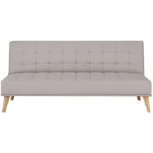 [en.casa] Schlafsofa Pukkila 180x86x81 cm Textil Hellgrau