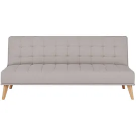 [en.casa] Schlafsofa Pukkila 180x86x81 cm Textil Hellgrau