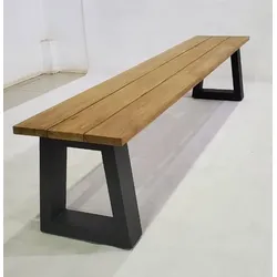 CLEMENTO Darlington Bank 220x40x45 cm - Anthrazit
