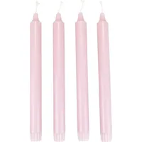 Richard Wenzel PURE Stabkerzen Antikrosa 4er Set Naturwachs Tischdeko