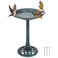 Costway - Vogelfutterstation Vogelbad Bird Feeder Vogeltraenke Futterstation Vogelfutterspender
