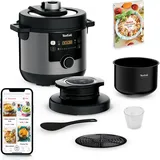 Tefal CY7788 Dampfgarer & Reiskocher, Schwarz
