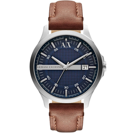 Giorgio Armani Hampton Leder 46 mm AX2133