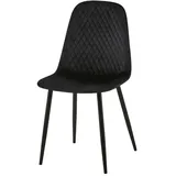 Esszimmerstuhl  Giverny , schwarz , Maße (cm): B: 44 H: 88