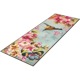 Wash+Dry Bloomibri 60 x 180 cm Blau/Rot