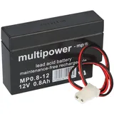 Multipower Blei-Akku MP0,8-12AMP Pb 12V 0,8Ah