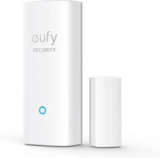 eufy Security by Anker, Haustür Sensor, Erkennt Öffnen/Schließen von Türen & Fenstern, Sendet Alarm, Löst Alarm aus, 2 Jahre Akku, Steuert andere HomeBase Überwachungsgeräte, HomeBase notwendig