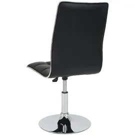 chefgastro Esszimmerstuhl HxBxT 103x43x54cm Sitzhöhe 41cm Kunstleder Schwarz