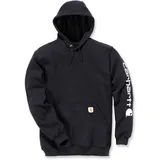 CARHARTT Logo Kapuzenpullover - Black - XL