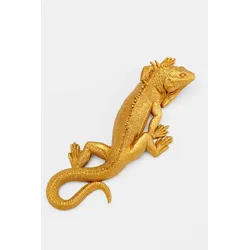 KARE DESIGN Wandobjekt Lizard 11,2 x 30,5 cm Polyresin Gold