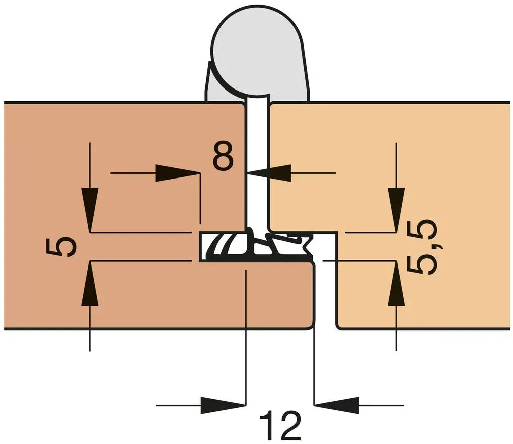 Türdichtung A1020 -  braun