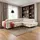 muffo Ecksofa WILD L Rechts mit Schlaffunktion 127x195 Velours Beige - Beige